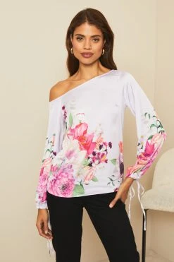 Lipsy Slash Neck Top