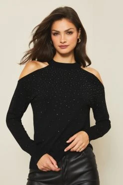 Lipsy Cutout Embellsihed Knitted Jumper