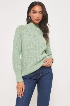 Lipsy Pointelle Lofty Knit Jumper