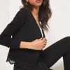 Lipsy Short Lace Hem Knitted Cardigan