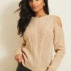 Lipsy Cold Shoulder Cable Jumper