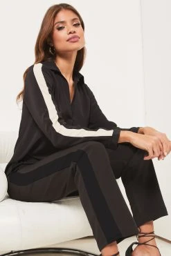 Lipsy Notch Neck 3/4 Sleeve Blouse