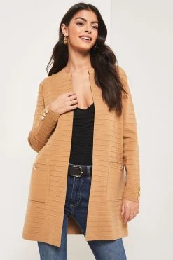 Lipsy Ribbed Knitted Coatigan
