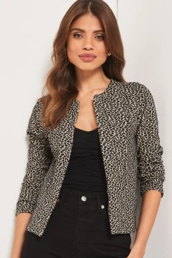 Lipsy Jacquard Cropped Blazer