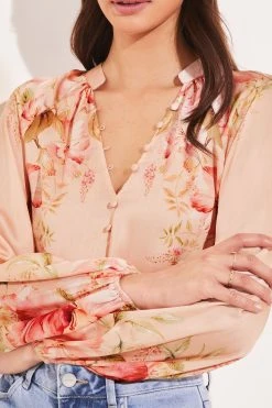 Lipsy Long Sleeve Collared Button Blouse -Next Sales K45129s4