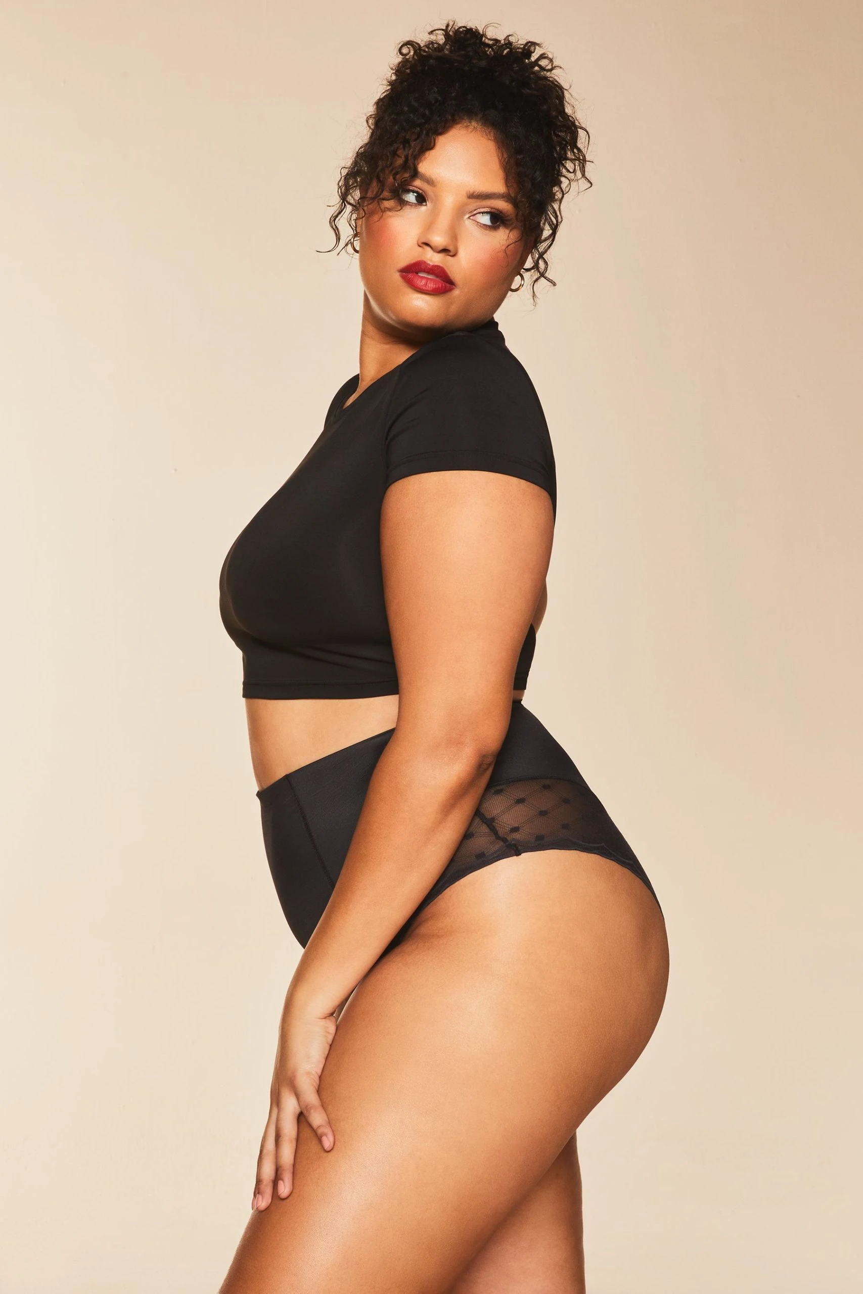 Lipsy Sculpt Medium Control Shapewear High Waist Brief - Image 4