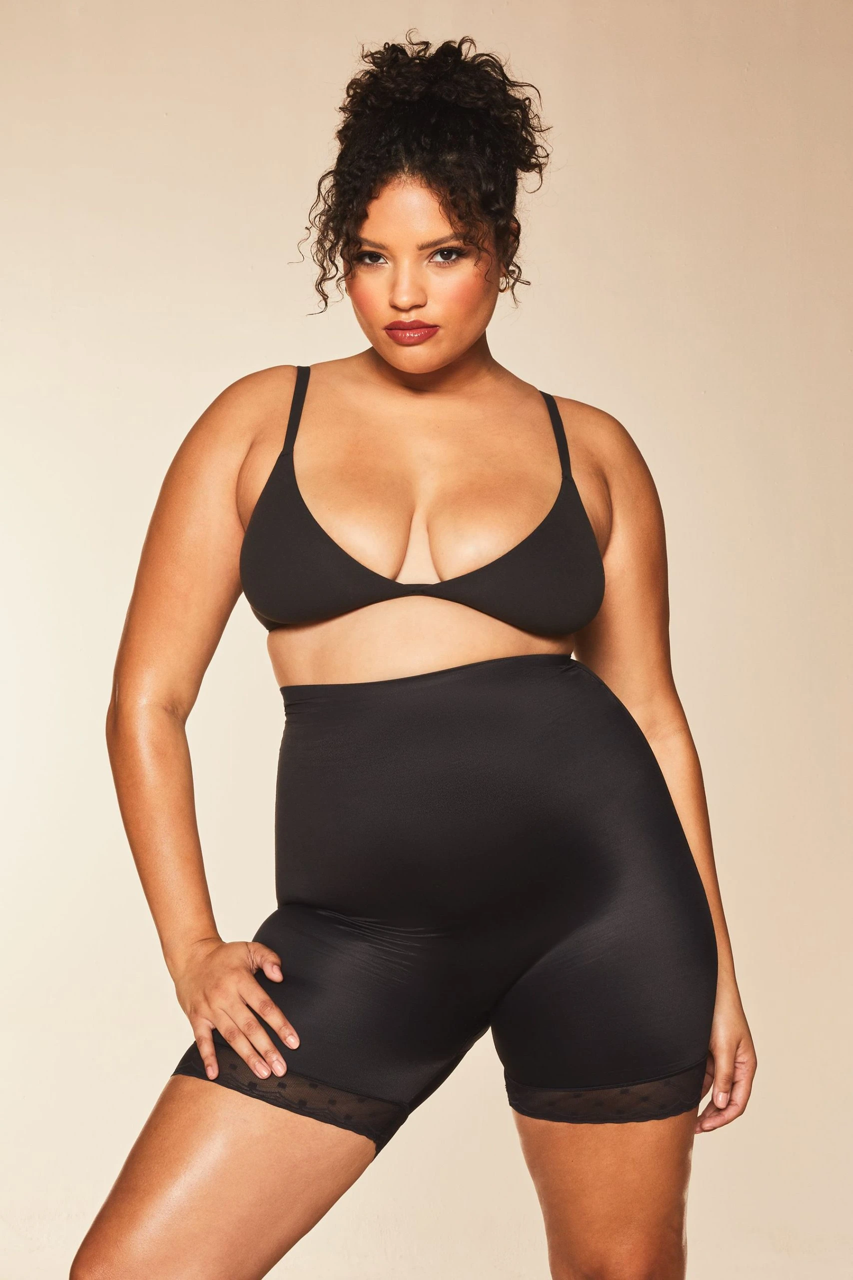 Lipsy Sculpt Medium Control Mid Thigh Shapewear Short