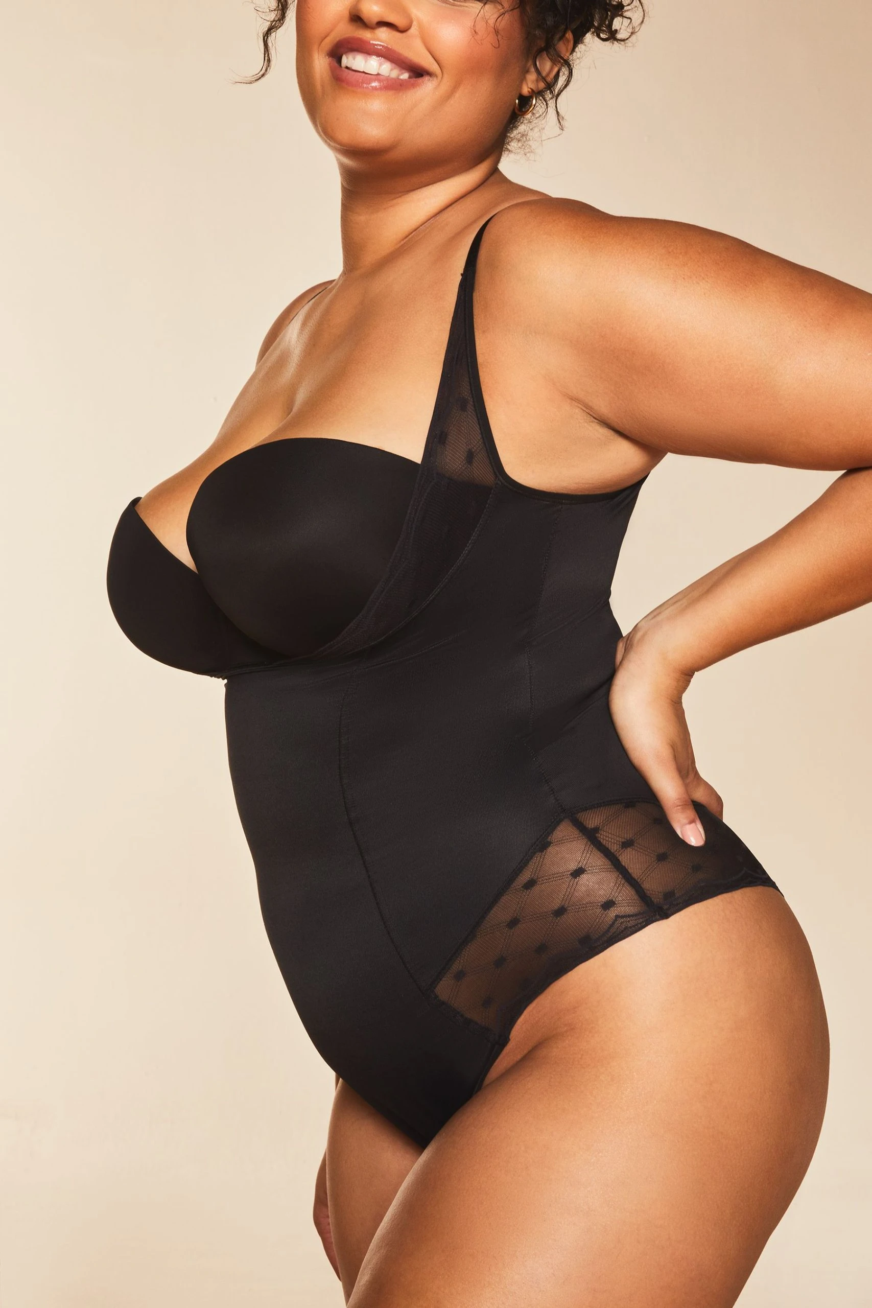 Lipsy Sculpt Medium Control Wear Your Own Bra Shapewear Body - Image 4