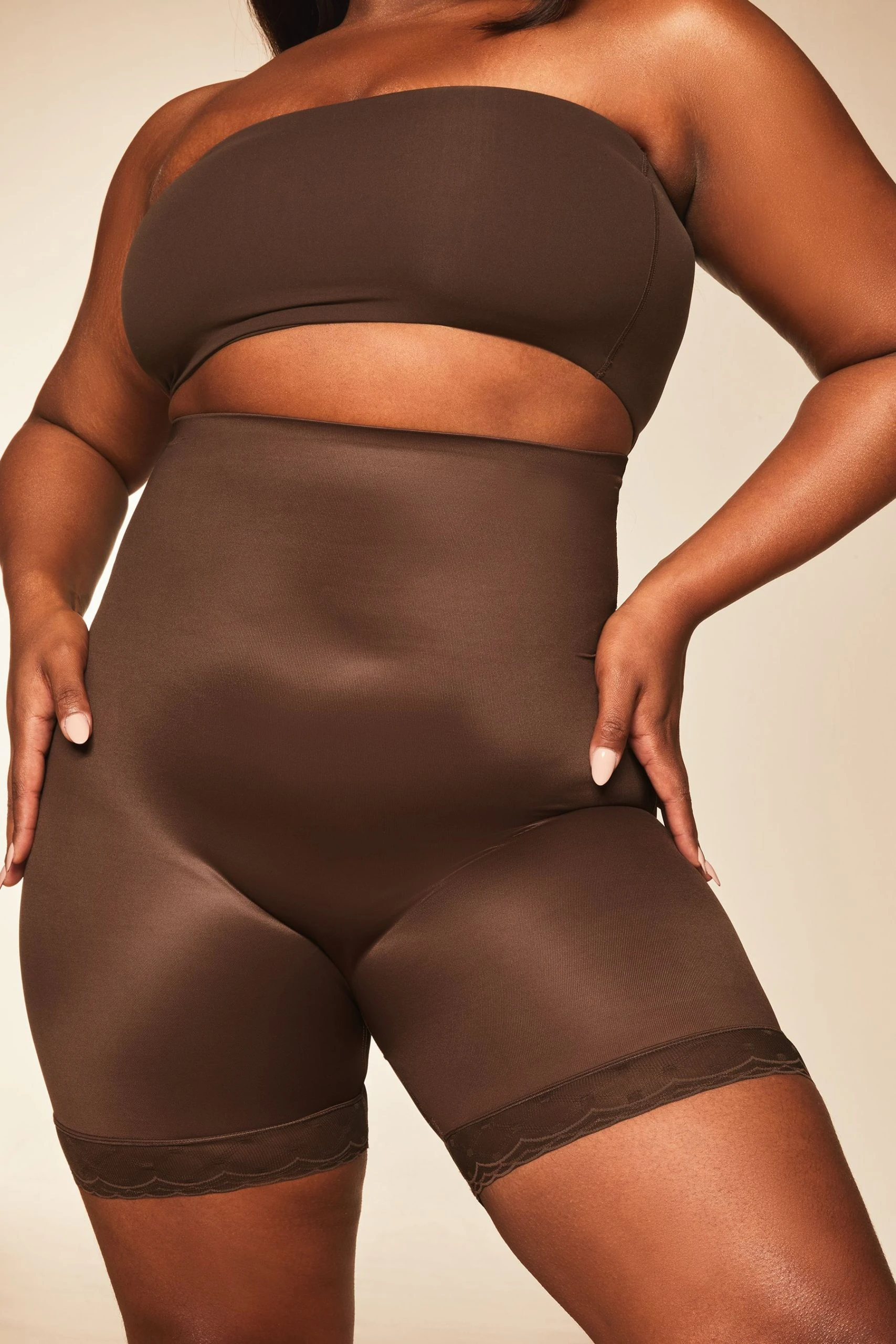 Lipsy Sculpt Medium Control Mid Thigh Shapewear Short - Image 2