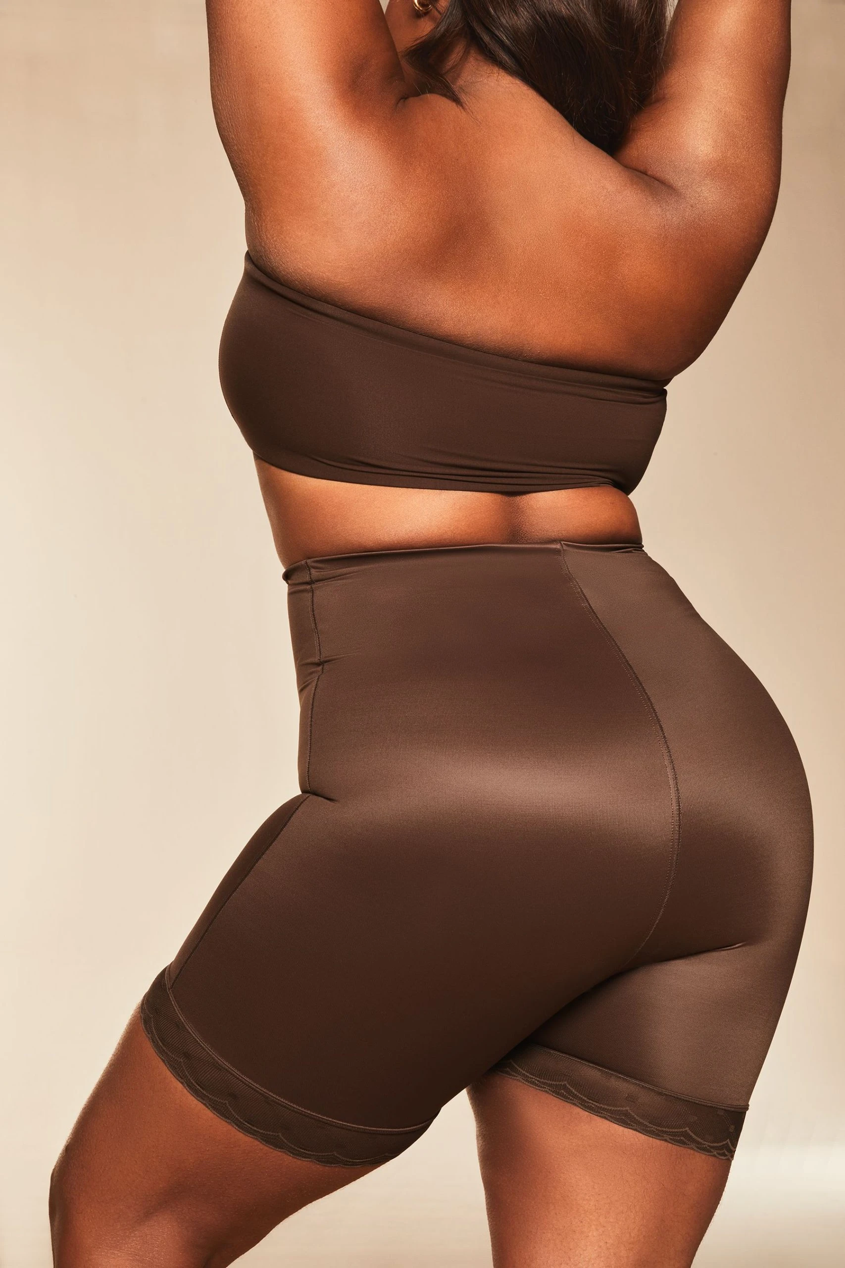Lipsy Sculpt Medium Control Mid Thigh Shapewear Short - Image 3