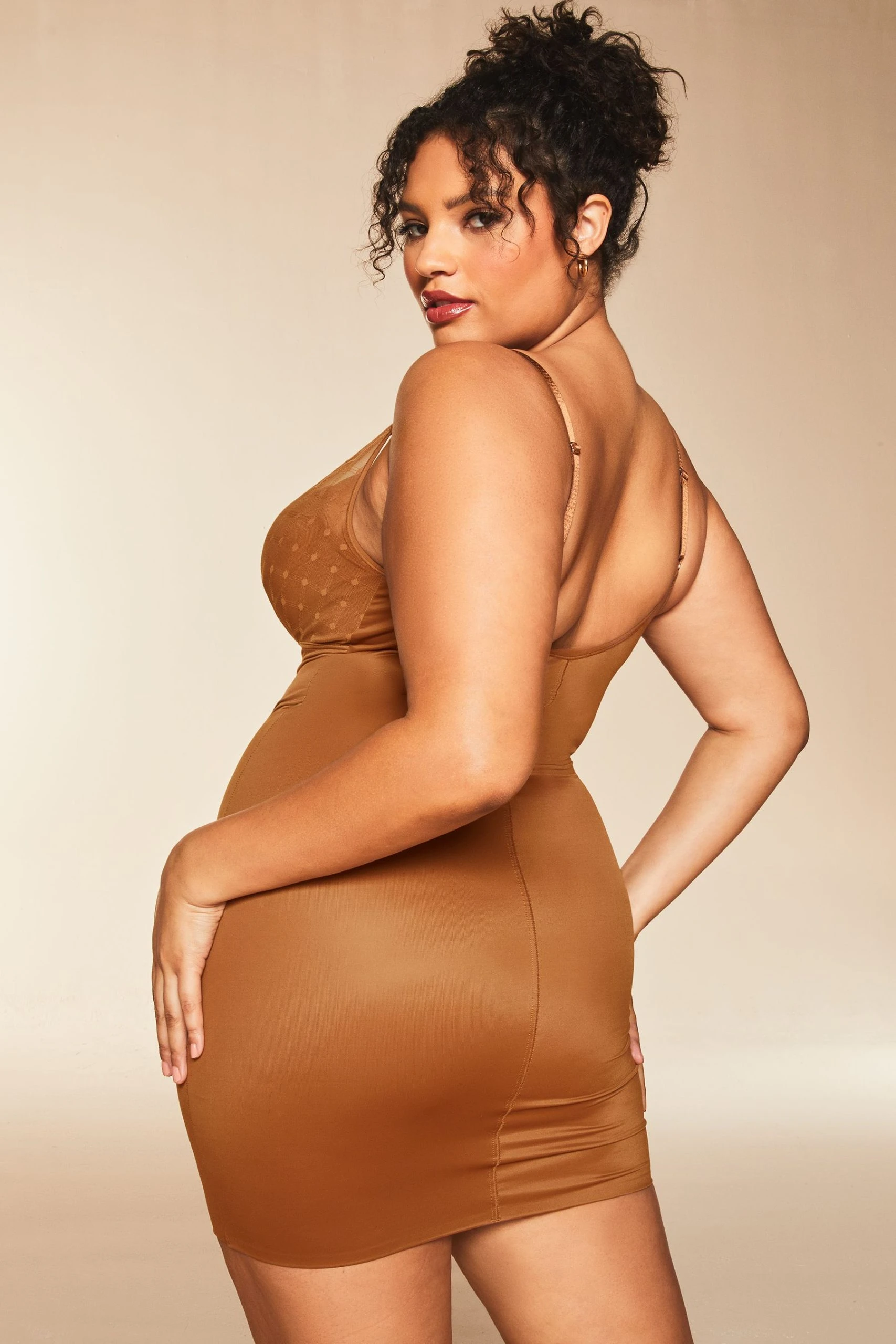 Lipsy Sculpt Medium Control Wear Your Own Bra Shapewear Slip - Image 2