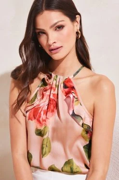 Lipsy Ruffle Halter Neck Top