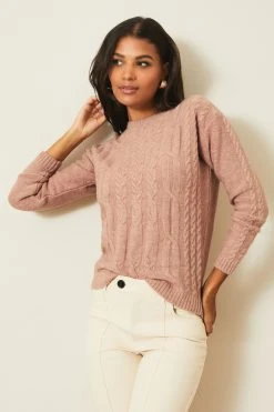 Lipsy Cable Crew Neck Jumper