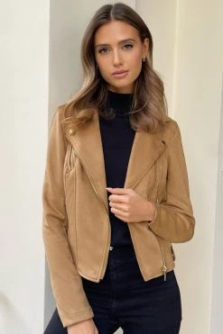 Lipsy Faux Leather Biker Jacket