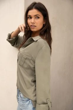 Lipsy Lightweight Denim Relaxed Shirt -Next Sales P43955s4