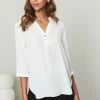 Lipsy Grandad Collar Blouse