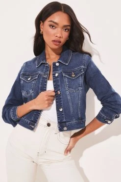 Lipsy Crop Denim Jacket