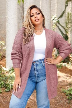 Lipsy Mixed Cable Cardigan