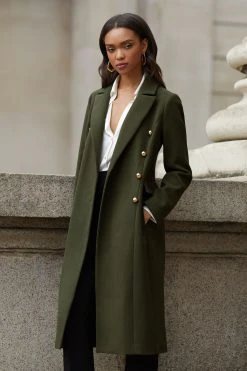 Lipsy Double Breasted Longline City Coat