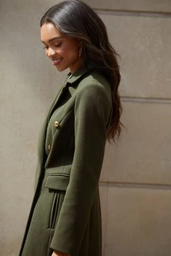 Lipsy Double Breasted Longline City Coat -Next Sales P82806s4