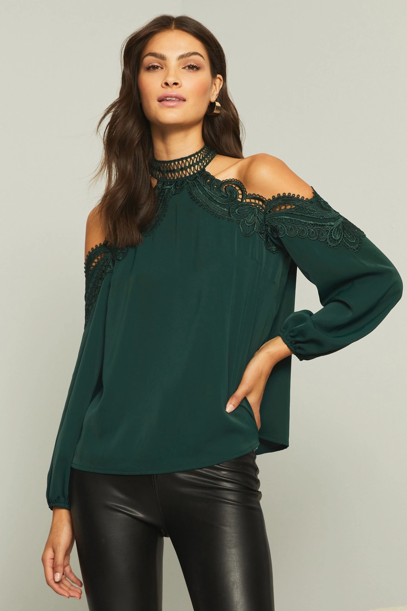 Lipsy Long Sleeve Cold Shoulder Blouse Lipsy Long Sleeve Cold Shoulder Blouse -Next Sales P99699s scaled