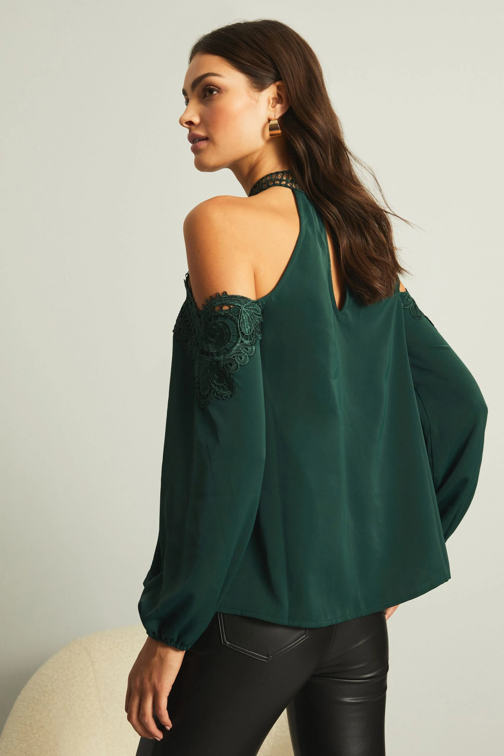 Lipsy Long Sleeve Cold Shoulder Blouse Lipsy Long Sleeve Cold Shoulder Blouse -Next Sales P99699s2 scaled