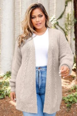 Lipsy Mixed Cable Cardigan