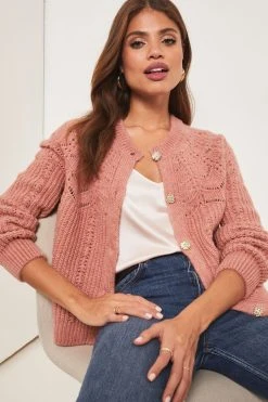 Lipsy Cosy Pointelle Cardigan