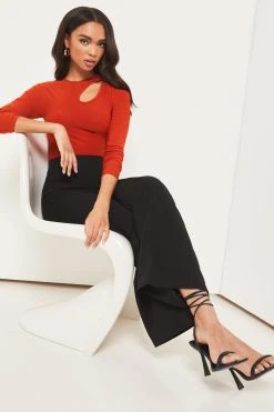 Lipsy Cut Out Detail Top