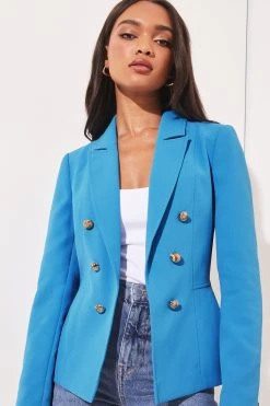 Lipsy Military Tailored Button Blazer -Next Sales Q33069s4