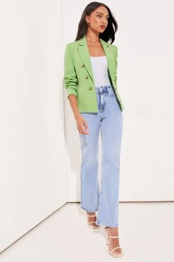 Lipsy Military Tailored Button Blazer -Next Sales Q33094s3