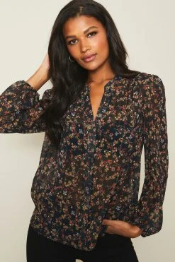 Lipsy Grandad Collar Shirt -Next Sales R17323s7