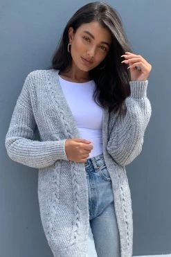 Lipsy Mixed Cable Cardigan