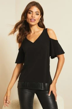 Lipsy Cold Shoulder Top