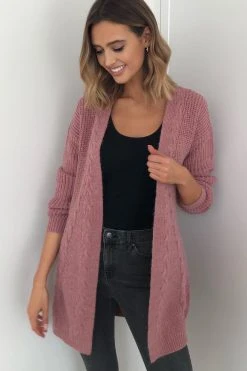 Lipsy Mixed Cable Cardigan