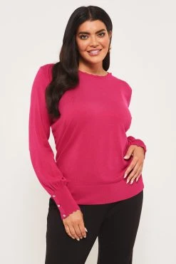 Lipsy Scallop Long Sleeve Knitted Jumper