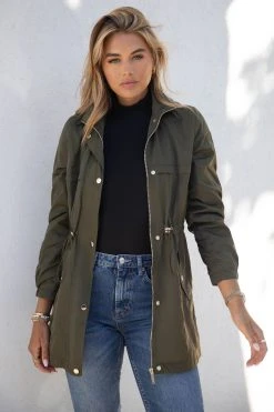 Lipsy Shower Resistant Rain Mac