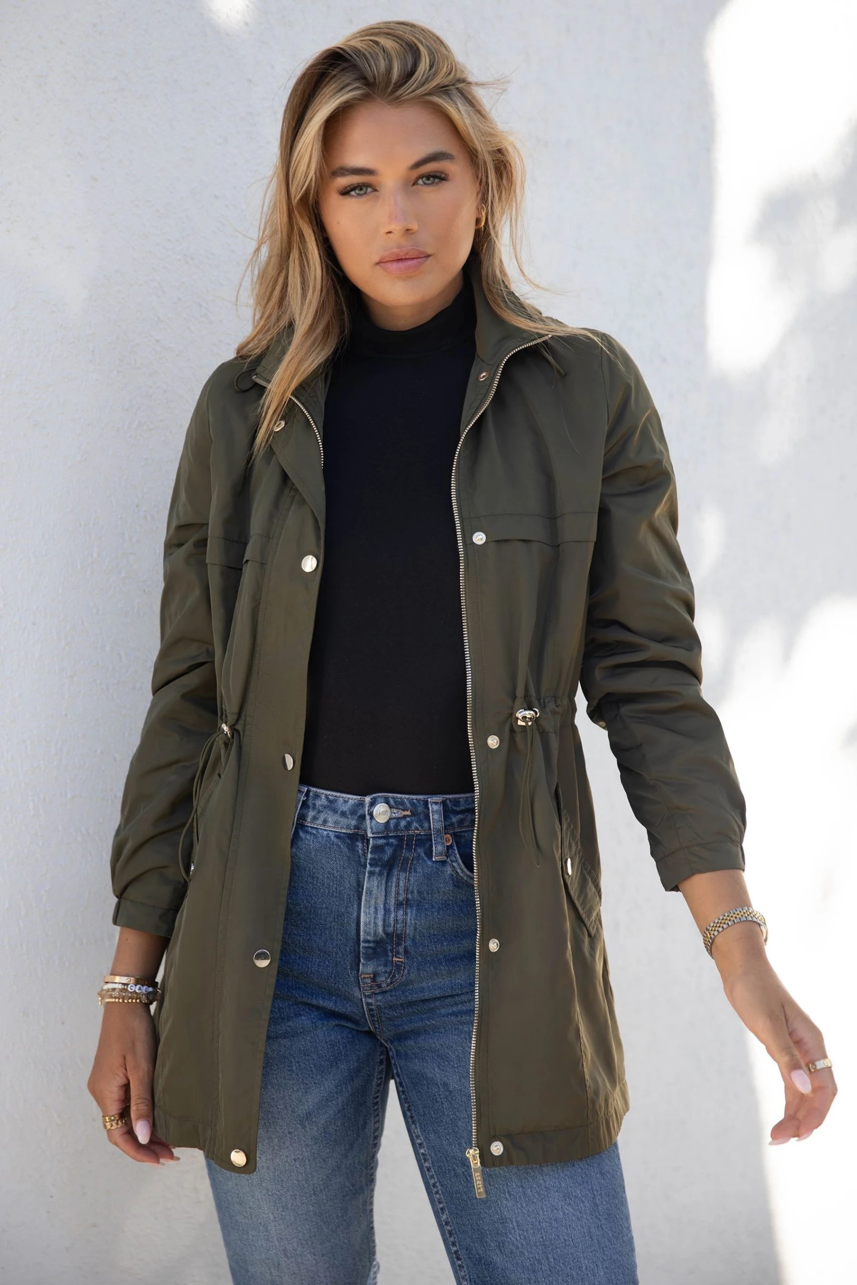 Lipsy Shower Resistant Rain Mac