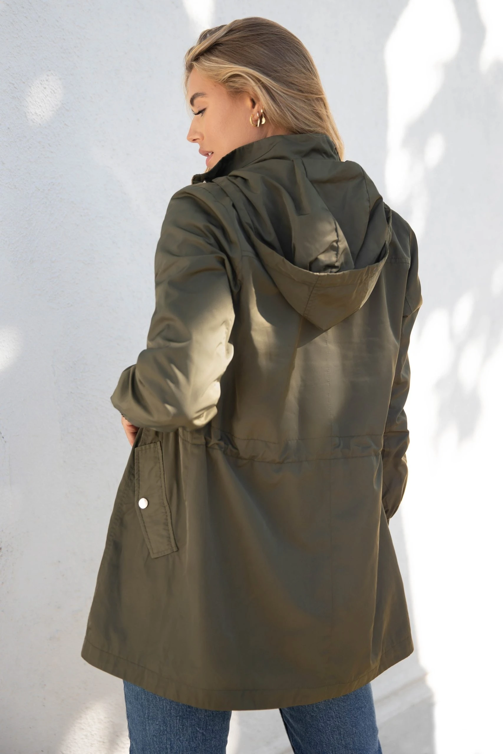 Lipsy Shower Resistant Rain Mac - Image 2